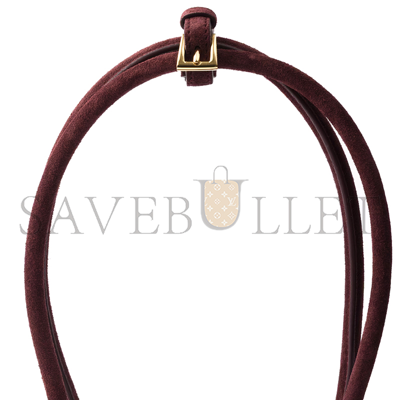 PRADA BONNIE MEDIUM SUEDE HANDBAG 1BA426 (32*15.5*12cm)
